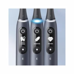 Oral-B Spazzolino Elettrico Ricaricabile iO 7S Nero, 2 Testine, 1 Custodia Da Viaggio, 1 Spazzolino