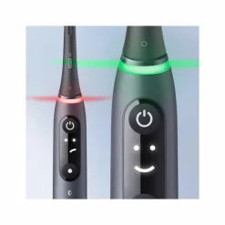 Oral-B Spazzolino Elettrico Ricaricabile iO 7S Nero, 2 Testine, 1 Custodia Da Viaggio, 1 Spazzolino