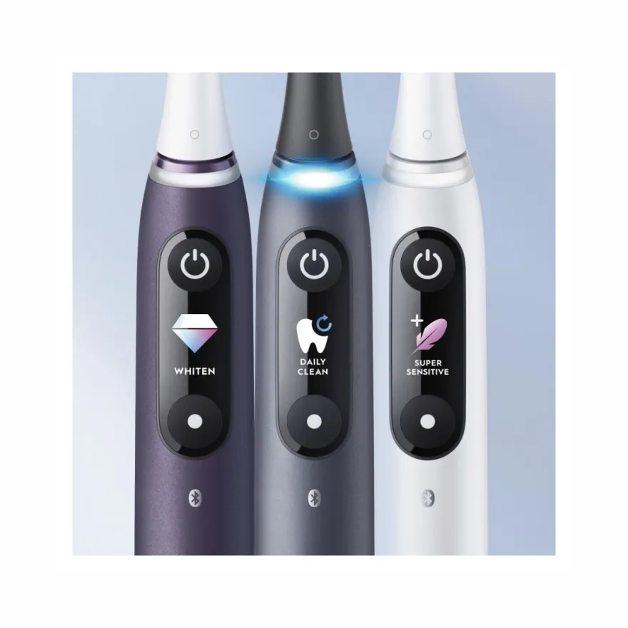 Oral-B Spazzolino Elettrico Ricaricabile iO 8S Nero, 2 Testine, 1 Custodia Da Viaggio, 1 Spazzolino