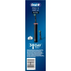 Oral-B Spazzolino Elettrico Ricaricabile Pro Series 3 Nero + 2 Testine
