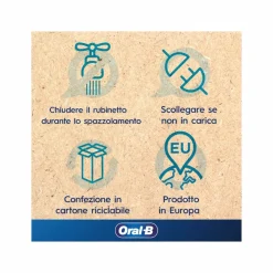Oral-B Spazzolino Elettrico Ricaricabile Vitality Pro Nero, 1 Testina, 1 Spazzolino
