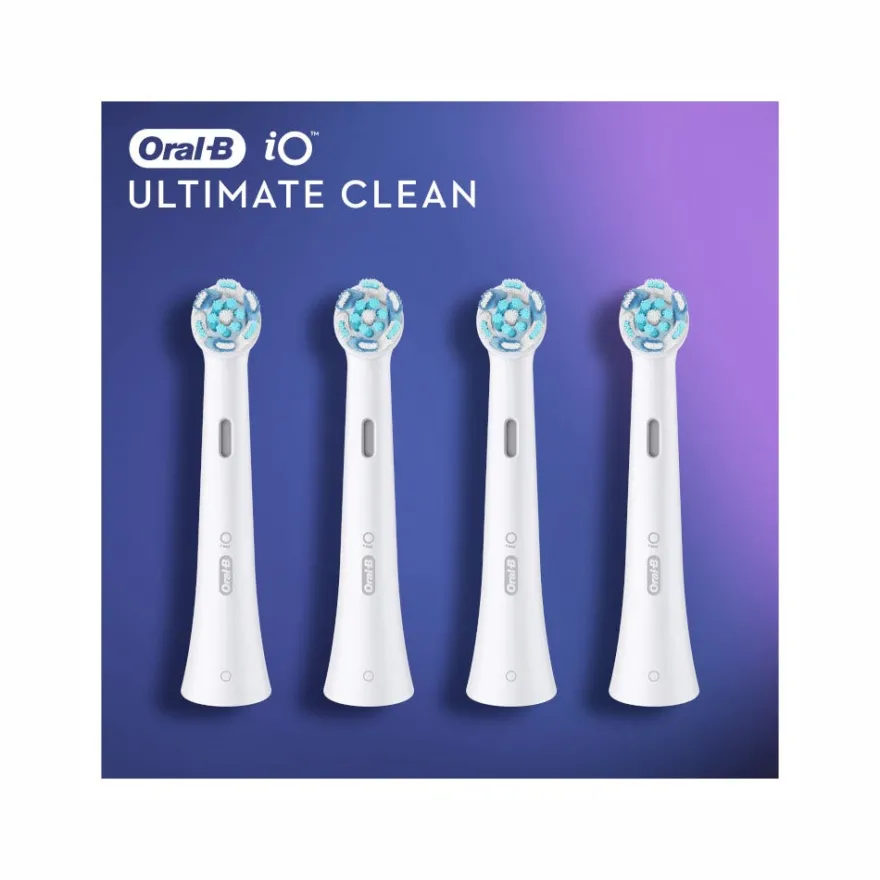Oral B Testine Di Ricambio Io Ultimate Clean Bianche 4 Pezzi