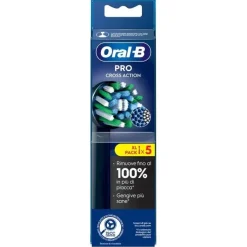 Oral-B Testine Di Ricambio Pro Cross Action Black 5 Pezzi