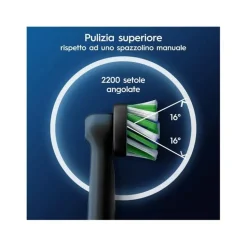 Oral-B Testine Di Ricambio Pro Cross Action Black 5 Pezzi
