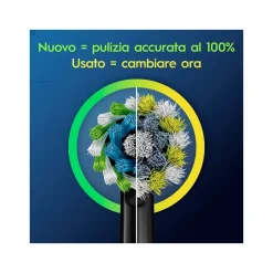 Oral-B Testine Di Ricambio Pro Cross Action Black 3 Pezzi