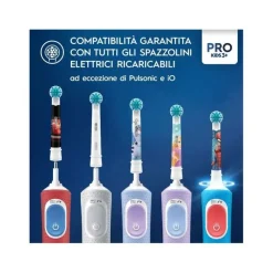Oral-B Testine Di Ricambio Pro Kids Con Disney Frozen 4 pezzi