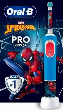 Oral-B Vitality Pro Kids Spiderman Spazzolino Elettrico