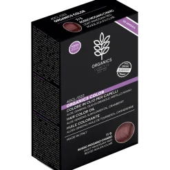 Organics Cosmetics Colore In Olio Per Capelli 7/5 Rosso Mogano Chiaro