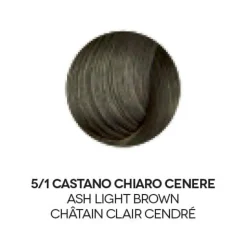 Organics Cosmetics Kit Tinta Per Capelli Organics Color 5/1 Castano Chiaro Cenere