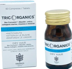 Organics Cosmetics Tricorganics Capelli Secchi 60 Compresse