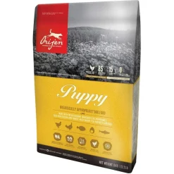 Orijen Puppy Crocchette Con Pollo E Tacchino Per Cani Cuccioli Sacco 11,4kg
