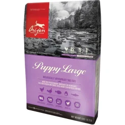 Orijen Puppy Large Crocchette Con Pollo E Tacchino Per Cani Cuccioli Taglia Grande Sacco 11,4kg