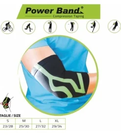 Orione Gomitiera Con Taping Integrato Power Band Nero S
