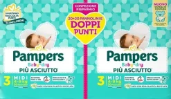 Pampers Baby Dry Pannolino Duo Downcount Midi 40 Pezzi