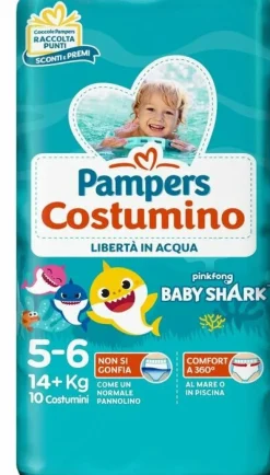 Pampers il Costumino Taglia 3-4 (6-11 kg) 10 Pezzi
