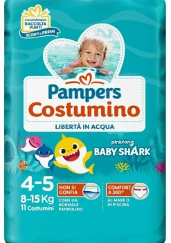 Pampers il Costumino Taglia 4-5 (8-15 kg) 11 Pezzi