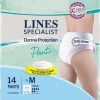 Pannolone per Incontinenza Lines Specialist Derma Pants Plus m 14 Pezzi