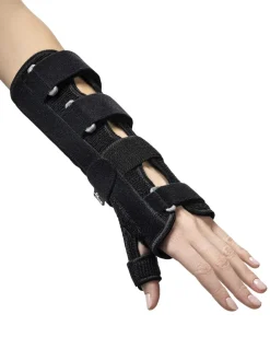 Pavis P-fix + Long Polsiera Lunga Con Supporto Pollice Destra Colore Nero Cod.132