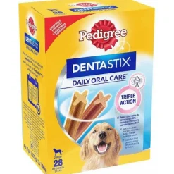 Pedigree Dentastix Snack Igiene Orale Cani Taglia Grande 4 Confezioni Da 7 Snack