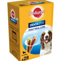 Pedigree Dentastix Snack Igiene Orale Cani Taglia Media 4 Confezioni Da 7 Snack