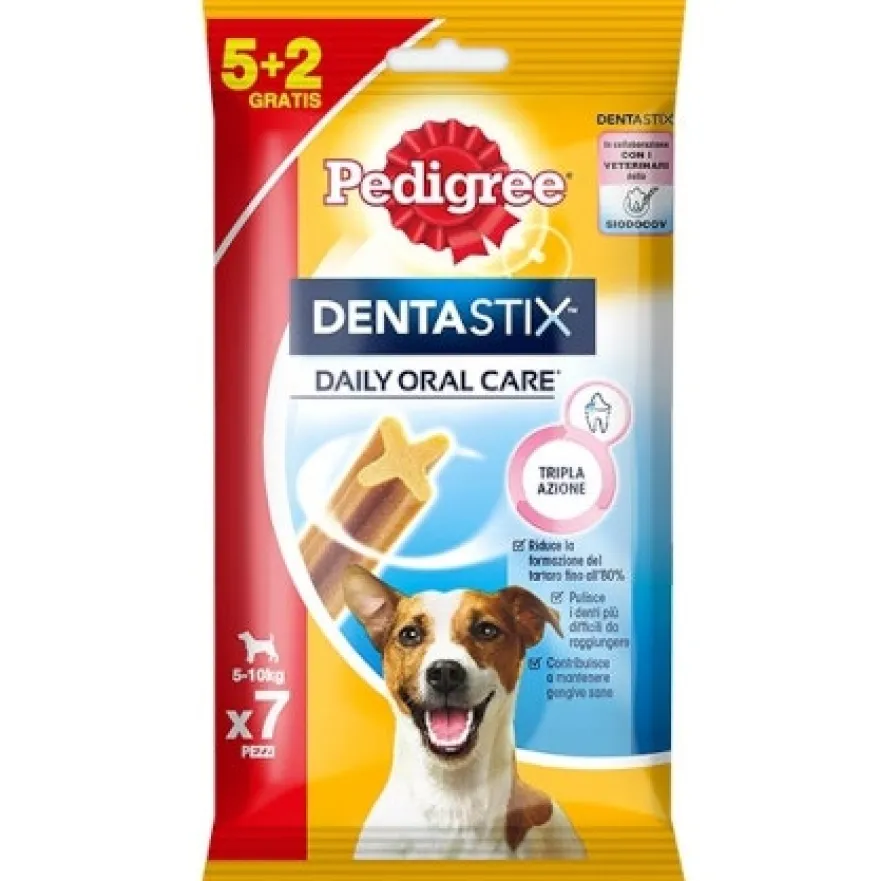 Pedigree Dentastix Snack Igiene Orale Cani Taglia Piccola 5+2 Snack