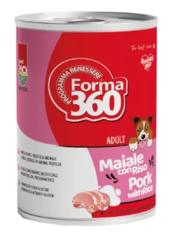 Pet360 Forma360 Cibo Umido Maiale E Riso Per Cani Adulti 400g