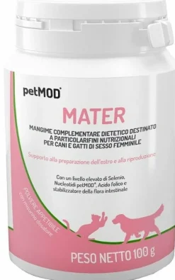 PetMod Mater Per Cani/Gatti Di Sesso Femminile Barattolo 100g