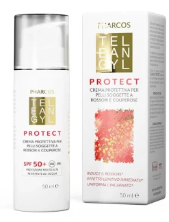 Pharcos Teleangyl Protect Crema Viso SPF50+ 50ml
