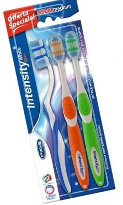 Piave Kit Spazzolino Intensity White Medio 3 Pezzi