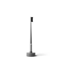 Piuma Toothbrush T03 + Base Medium Asphalt Grey