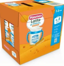 Plasmon Latte di Crescita Nutri-mune con Biscotto 12-36 mesi 6x1000ml