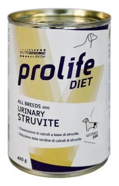 Prolife Diet Dog Urinary Struvite All Breeds Cibo Umido Per Cani Lattina 400g