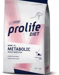Prolife Dog Diet Metabolic Cibo Umido Per Cani Adulti Taglia Mini Sacco 500g