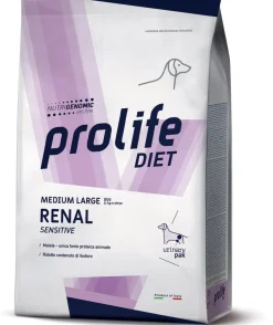 Prolife Dog Diet Renal Sensitive Cibo Secco Per Cani Taglia Media/Grande Sacco 8kg