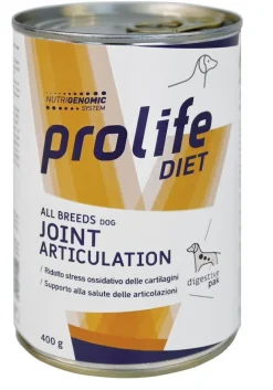 Prolife Dog Diet Wet Joint Articulation Cibo Umido Per Cani Tutte Le Taglie Lattina 400g