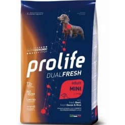Prolife Dog Dual Fresh Adult Mini Beef Goose & Rice 2Kg