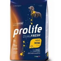 Prolife Dog Dual Fresh Adult Mini Buffalo Lamb & Rice 600g