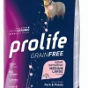 Prolife Dog Grain Free Sensitive Pork & Potato Cibo Secco Per Cani Adulti Taglia Media/Grande Sacco 10 Kg