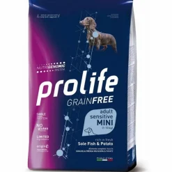 Prolife Dog Grain Free Sensitive Sogliola e Patate Adult Mini 7kg