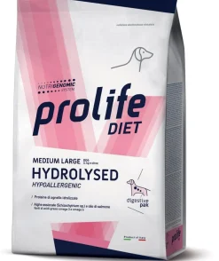 Prolife Dog Hydrolysed Hypoallergenic Cibo Secco Agnello Per Cani Taglia Media/Grande Sacco 2kg