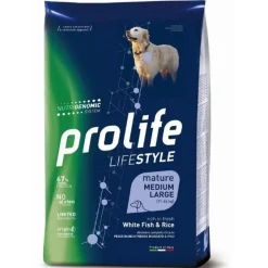 Prolife Dog Life Style Mature Medium/Large White Fish & Rice 2,5Kg