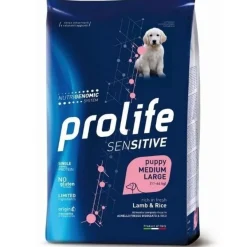 Prolife Dog Sensitive Puppy Medium/Large Lamb & Rice 2,5Kg