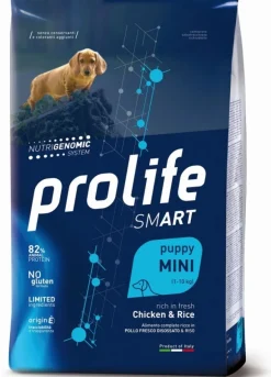 Prolife Dog Smart Chicken & Rice Cibo Secco Per Cani Cuccioli Taglia Piccola Sacco 2 Kg
