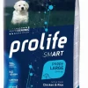 Prolife Dog Smart Chicken & Rice Cibo Secco Per Cani Cuccioli Taglia Grande Sacco 10 Kg