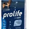 Prolife Dog Smart Trout & Rice Cibo Secco Per Cani Adulti Taglia Media/Grande Sacco 12 Kg