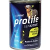 Prolife Sensitive Coniglio Con Patate Cibo Umido Per Cani Adulti Taglia Media/Grande Lattina 400g
