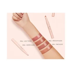 Pupa Vamp! Creamy Duo Matita Labbra Contouring & Rossetto Brillante 001 Fair Nude