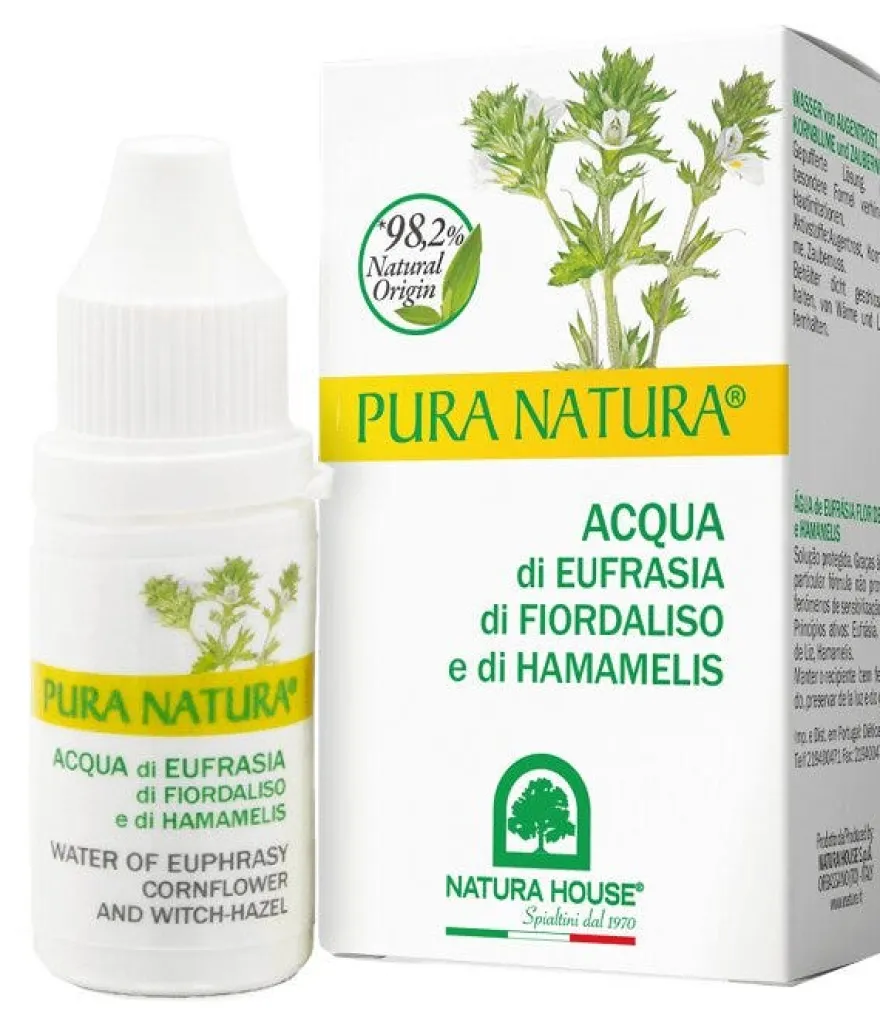 Pura Natura Acqua Di Eufrasia Di Fiordaliso E Di Hamamelis 10ml