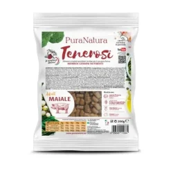 PuraNatura Tenerosi Maiale Cibo Secco Cani Adulti Sacco 200g