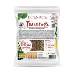 PuraNatura Tenerosi Pesce Cibo Secco Cani Adulti Sacco 200g